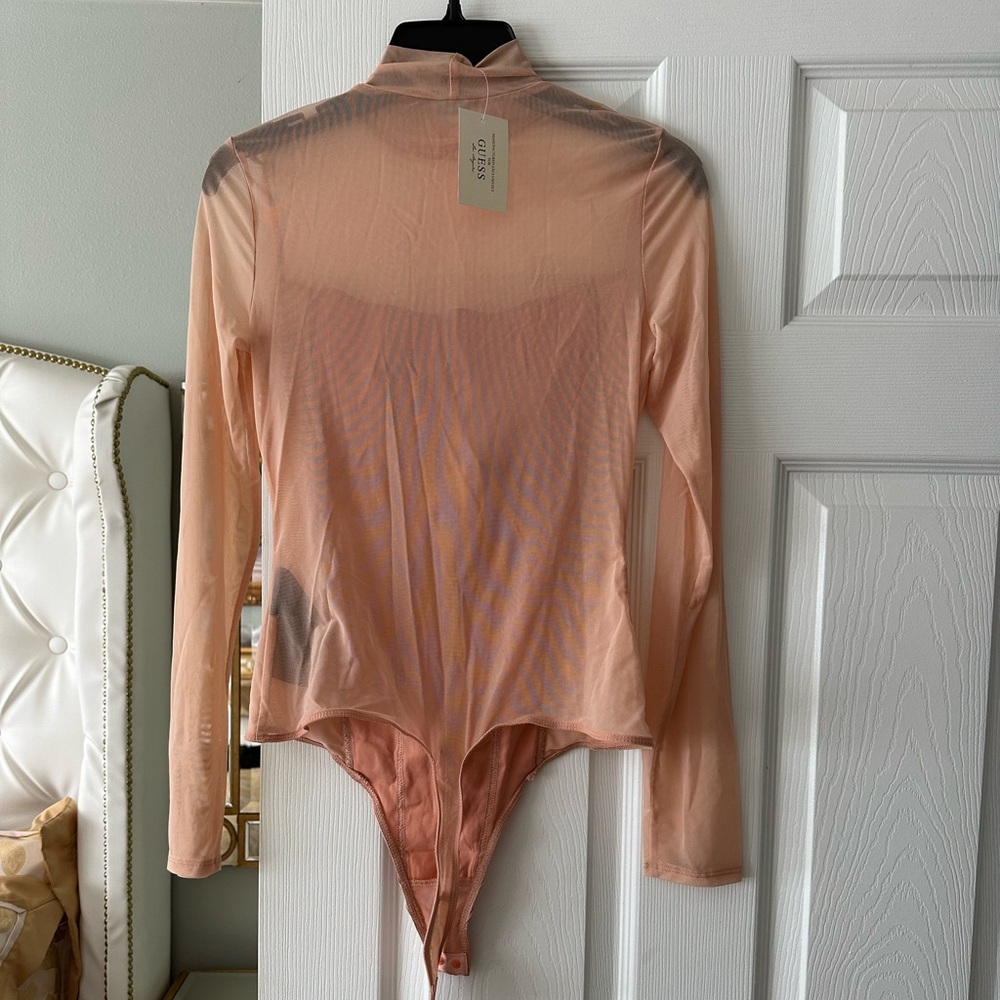 GUESS Long Mesh Sleeve Bodysuit - Picture 2 of 6